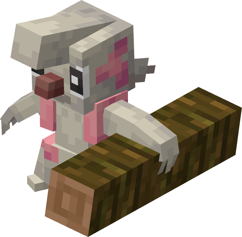 Timburr (model, jungle log).png