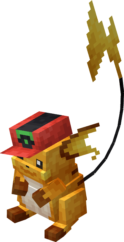 Raichu (model, hoenn cap).png