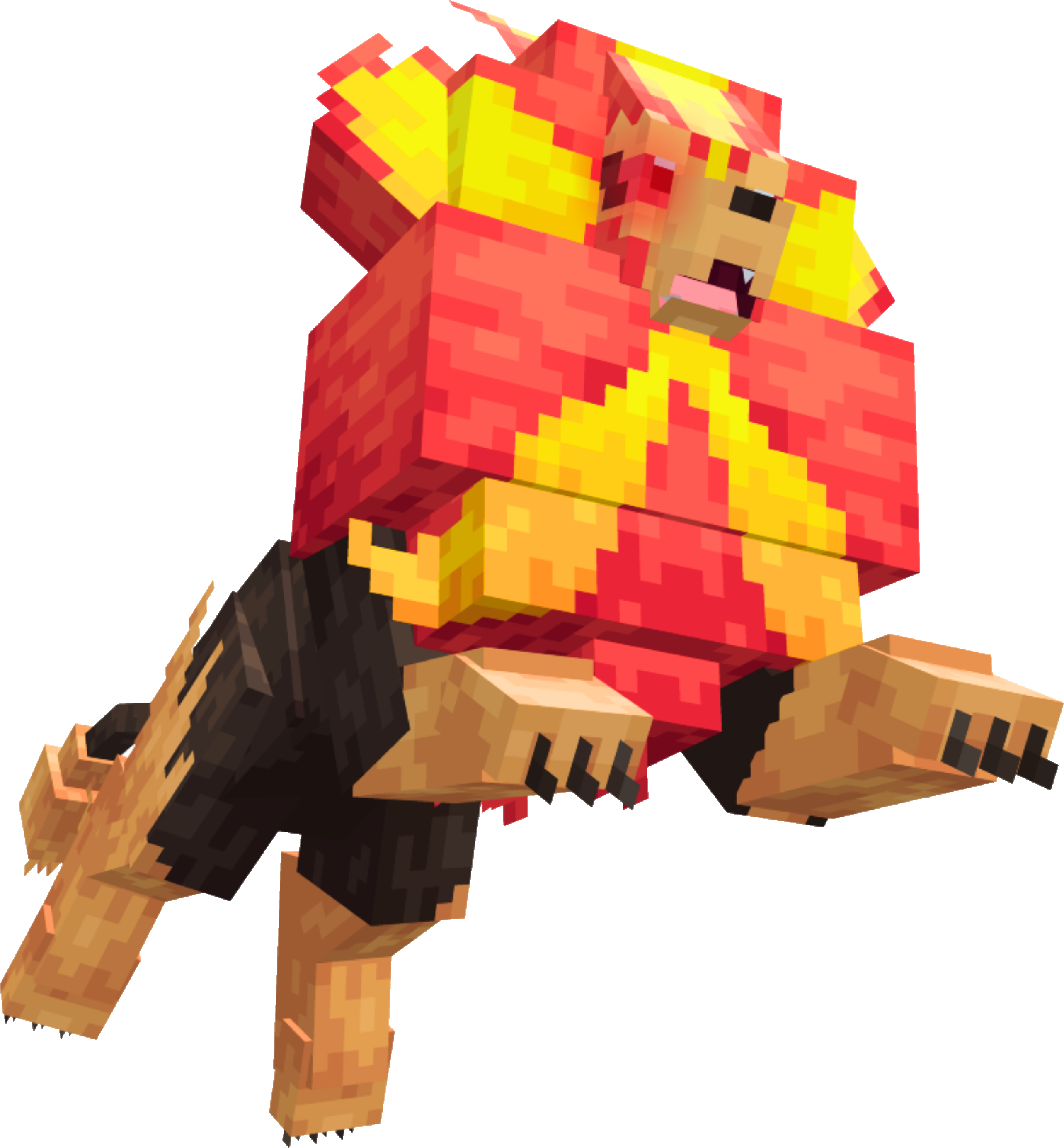Pyroar (alpha, model, render).png