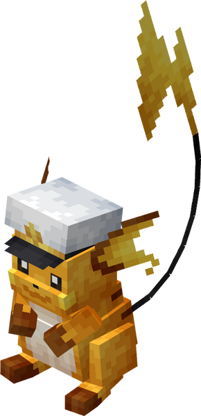 File:Raichu (model, captain cap).png