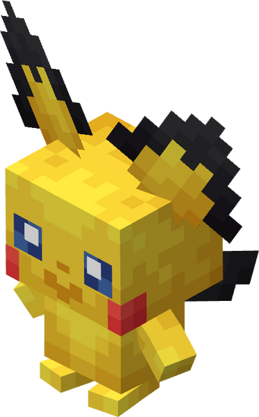 File:Pichu Alolan Shiny (Model).png